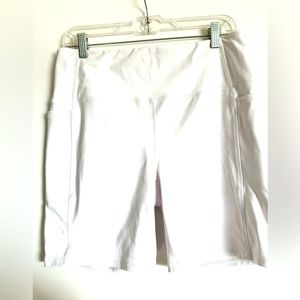 RBX white bike shorts XL